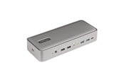 Dockning - StarTech.com 129UE-USBC-KVM-DOCK Dual-Laptop USB-C KVM Docking Station Dual Monitor 4K 60Hz DisplayPort Dock 5-Port USB Hub GbE 90W/45W Power Delivery to Two Laptops Windows/Mac 2-Host KVM Dock - 129UE-USBC-KVM-DOCK