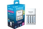 Battery - Panasonic eneloop BQ-CC55 battery charger - 4 x AA type - NiMH - K-KJ55MCD40E