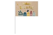 Leksaker - Folat BV Waving flag 'Welcome Sint & Piet' 30x20cm - 65696