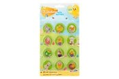Kreativa spel - Creative Craft Group 3D Easter Stickers with Glitter 12pcs. - 810028