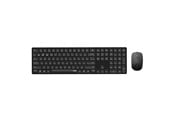 Tangentbord - RAPOO 8020M - Keypad & Mus - Nordisk - Svart - 12325