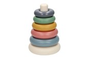 Babyleksaker - Cavallino Toys Stacking rings Pastel colors 7 pcs. - 9660LN01