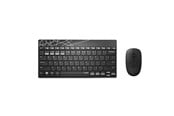 Tangentbord - RAPOO 8000M - Tastatur & Mus set - Nordisk - Svart - 18314