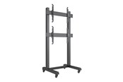 Väggfäste, AV-Möbel - Multibrackets M Pro Series cart - for 1x2 video wall - black - Max 50 kg - recommended for 75" - 7350105216961