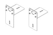 Väggfäste, AV-Möbel - Multibrackets M mounting kit - for display stand - black - Max 160 kg - recommended for 75" - 7350105216350