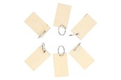 Träleksaker - Lobbes Wooden Keychains 6 pcs. - 927019