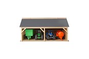 Träleksaker - Kids Globe Farm Shed for Tractors 1:50 - 610047