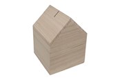 Träleksaker - Playwood Piggy Bank House Paulownia Wood - sl228c