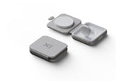 Mobile - Adapters & Chargers - Xtorm Hopfällbar trådlös reseladdare 2i1 15W Vit - XWF21