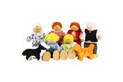 Träleksaker - Bigjigs Wooden Dollhouse Family - JT117