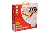 Brädspel - Bigjigs Wooden Board Games 4in1 - BJ355