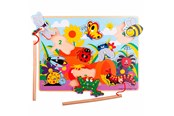Babyleksaker - Bigjigs Magnetic Fishing Game Insects - BJ919