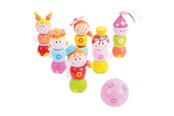 Utomhuslek - Bigjigs Wooden Bowling Set Princesses 7 pcs. - BJ864