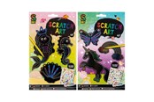 Kreativa spel - Creative Craft Group Scratch art - animals - 220015