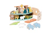 Byggset - Classic World Wooden Noah's Ark Boat Building Set with Animals 16dlg. - 20188