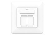 Nätverks tillbehör - DIGITUS faceplate - DN-9010/8-2