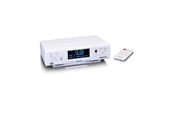 HiFi - AV Receiver/Amplifier - Lenco KCR-190WH - DAB+/FM Kitchen Radio with Bluetooth® LED Lighting and Timer - DAB+ radio - Vit - KCR190WH