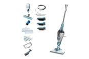 Ångtvätt - Black & Decker Ångtvätt BLACK+DECKER steam-mop BHSM1610DSM - steam cleaner - stick/handheld - white/aqua - BHSM1610DSM