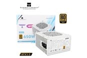 Strömförsörjning - Thermalright TG S (Non-Modular) Vit - Strömförsörjning - 650 Watt - 120 mm - ATX 3.0 - 80 Plus Gold certificate - TR-TG 650S-W