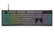 Tangentbord - Corsair K55 CORE RGB - Gaming Tangentbord - Nordisk - Grå - CH-9226D65-ND