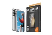 Mobiltelefontillbehör-Skyddsfilm - PanzerGlass 3-in-1 Protection Pack Samsung Galaxy S24 | Ultra-Wide Fit w. EasyAligner - PANZERB1210+7350