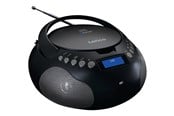 DAB, Nätverk & Klockradio - Lenco SCD-341BK - Boombox with DAB+/ FM radio and Bluetooth® - DAB/DAB+/FM - Stereo - SCD-341BK
