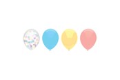 Leksaker - Haza Witbaard Balloon mix Pastel 6pcs. - 439341