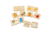 Pusselspel - Bigjigs Wooden Jigsaw Puzzle Things That Go Together 32pcs. Trä - 34029