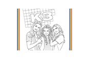 Kreativa spel - Folat BV K3 Placemats Coloring Pages 6pcs. - 23239