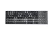 Tangentbord - Dell KB740 - keyboard - compact multi device - AZERTY - French - titan grey - Tangentbord - Fransk - Grå - KB740-GY-R-FR