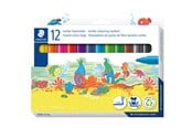 Skriv- och ritverktyg - Staedtler Fibre-tip Jumbo 12pcs wallet - 340 C12