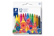 Skriv- och ritverktyg - Staedtler Wax crayon 8mm 12pcs.box - 220 08 C12
