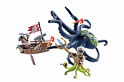 Playmobil - Playmobil Pirates - Strid med den gigantiska bläckfisken - 71419