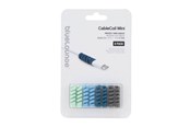 Kabel sleeve - Bluelounge Design CableCoil Mini - 9-pack - Blue - BLUCCOM-OMBLU