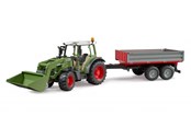 Leksaksbil - Bruder Fendt Vario 211 with frontloader and tipping trail - BR2182