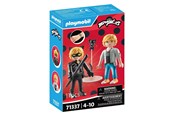 Figure - Playmobil Miraculous: Adrien & Cat Noir - 71337
