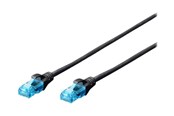 Nätverkskabel - DIGITUS Professional patch cable - 10 m - black RAL 9005 - Svart - 10m - DK-1511-100/BLACK