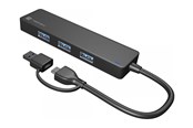 USB Hub - Natec Mayfly - hub - 4 ports USB Hub - 4 porte - Svart - NHU-2023