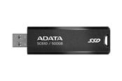 USB-minne - A-Data SC610 External SSD - 500GB - Svart - 500GB - USB-minne - SC610-500G-CBK/RD
