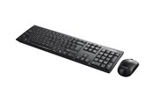 Tangentbord - Lenovo 100 Wireless Combo - keyboard and mouse set - English - black - Tastatur & Mus set - Engelska - Svart - GX30L66303