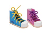 Babyleksaker - Small Foot - Wooden Lace-up Shoes 2pcs. - 6475