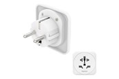Övriga kablar - Hama Traveladapter Type E/F Universal World-EU White - 00223455