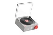 Decoration - MOB Speaker Alarm Clock Vinyl Retro Grey - VS-80-GR1
