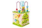 Babyleksaker - Small Foot - Wooden Activity Cube with Ball Track. - 10605