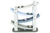 Babyleksaker - Small Foot - Wooden Autobahn Blue with 4 Cars - 11651