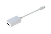 Displaykabel - DIGITUS adapter - DisplayPort / HDMI - 15 cm - AK-340404-001-W