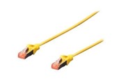 Nätverkskabel - DIGITUS Patch Cable - patch cable - 10 m - yellow RAL 1018 - 10m - DK-1644-100/Y