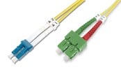 Nätverkskabel - DIGITUS Fiber Optic Singlemode Patchcable SC to LC - 1m - 1m - DK-292SCA3LC-01