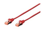 Nätverkskabel - DIGITUS Professional patch cable - 3 m - red - Röd - 3m - DK-1644-030-R-10