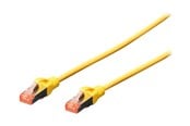 Nätverkskabel - DIGITUS Professional patch cable - 10 m - yellow - Gul - 10m - DK-1644-100-Y-5